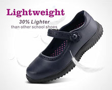 Load image into Gallery viewer, JABASIC Girl's Mary Jane School Uniform Shoes (7,Navy)