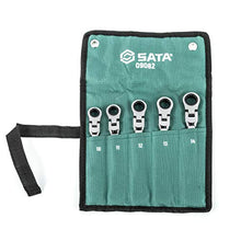 Load image into Gallery viewer, SATA 5-Piece 12 Pt. Flex-Head Ratcheting Wrench Set, Metric - ST09082SJ