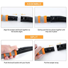 Load image into Gallery viewer, AstroAI 2 Pack 27” Snow Brush and Detachable Deluxe Ice Scraper with Ergonomic Foam Grip for Cars (Heavy Duty ABS, PVC Brush)