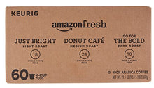 Load image into Gallery viewer, AmazonFresh 60 Ct. Coffee Variety Pack, 3 Flavors, Keurig K-Cup Brewer Compatible