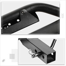 Load image into Gallery viewer, Aluminum Oval Towing Hitch Step Fits 2 Inches Receiver Truck Bed | 36.5"Wide X 3.75"OD (Black)