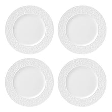 Load image into Gallery viewer, Kate Spade Blossom Lane 4-Piece Accent Plate Set, 4.10 LB, White
