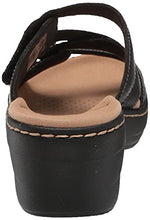 Load image into Gallery viewer, Clarks Women's Merliah Karli Sandal, Black Leather, 8