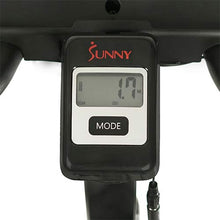 Load image into Gallery viewer, Sunny Health & Fitness Pro II Indoor Cycling Bike with Device Mount and Advanced Display – SF-B1995, Silver