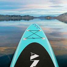 Load image into Gallery viewer, ANCHEER Inflatable Stand Up Paddle Board, Lightweight All Round iSUP with 3 Fins, Premium Accessories & Carry Bag, EVA Deck, Adj Floating Paddle, Ankle Leash and Double Action Pump (Light Blue)