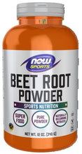 Load image into Gallery viewer, NOW Sports Nutrition, Beet Root Powder, Super Food With Naturally Occurring Nitrates*, 12-Ounce
