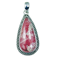 Load image into Gallery viewer, Rhodochrosite & Sterling Silver Pendant