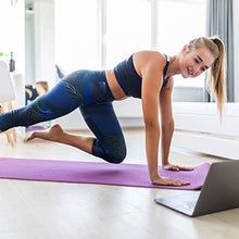 Load image into Gallery viewer, Smartor 6mm Extra Thick Yoga Mat for Women, Non-Slip Exercise & Fitness Mat with Carrying Strap, High Density Workout Mat for Yoga, Pilates & Floor Exercises, 72" x 24" x 1/4", Purple