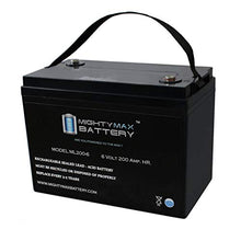 Load image into Gallery viewer, Mighty Max Battery 6V 200AH SLA Battery Replaces Camper Golf Cart RV Boat Solar Wind Brand Product
