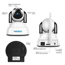 Load image into Gallery viewer, TAOCOCO Dog Camera, Pet Camera, 1080P FHD WiFi IP Surveillance Camera, Wireless Security Dome Camera for 2.4 GHz, Home Baby Monitor Nanny Cam with Smart Pan/Tilt/Zoom, Motion Detection, Night Vision