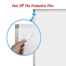Load image into Gallery viewer, Magnetic Whiteboard/White Board, 36 X 24 Inches Magnetic Dry Erase Board, Silver Aluminum Frame with Detachable Marker Tray