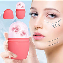 Load image into Gallery viewer, 2 Pcs Ice Roller for Face and Eye, Ice Face Roller Skin Care Gua Sha Tool, Silicone Ice Mold for Face,Facial Ice Roller Skin Care Tool for Face & Eye Puffiness Relief & Remove Fine Lines,Gifts for Her