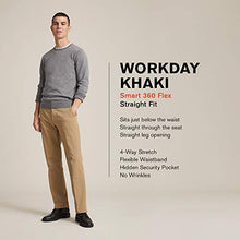 Load image into Gallery viewer, Dockers Men's Straight Fit Workday Khaki Smart 360 FLEX Pants (Regular and Big & Tall), Pembroke (Stretch) -Blue, 34W x 30L