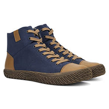 Load image into Gallery viewer, Hybrid Green Label Men's The Wolsey 2.0 High Fashion, Casual Recycled Canvas & Leather Lace-Up, Round Toe, Rubber Outsole; Size 12