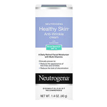 Load image into Gallery viewer, Neutrogena Healthy Skin Anti-Wrinkle Retinol & Vitamin E Daily Moisturizer with SPF 15 Sunscreen, Oil-Free Face & Neck Cream with Retinol, Vitamin E, Vitamin A & Vitamin B5, 1.4 oz