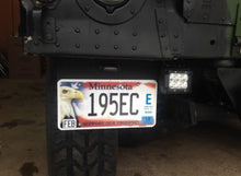 Load image into Gallery viewer, Federal PREWIRED Humvee Rear License Plate Bracket Frame Light PJ NO Drill Install M998