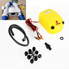 Load image into Gallery viewer, Electric High Pressure Air Pump DC 12V for Inflatable Boats Rafts Dinghy Yacht Kayaks Kite 15PSI (US Stock)