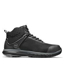 Load image into Gallery viewer, Timberland PRO Men's Drivetrain Mid Composite Safety Toe Static Dissipative Athletic Leather Work Boot, Black, 9