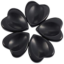 Load image into Gallery viewer, rockcloud Worry Stone,Thumb Palm Stones for Anxiety, Healing Crystal, Heart Shape, Black Obsidian
