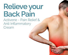 Load image into Gallery viewer, Activene Arnica Gel Cream - with Menthol and MSM. Pain Relief for Joint, Tendon, Muscle Ache. Chosen by Sufferers of Arthritis, Fibromyalgia, Plantar Fasciitis, Knee, Shoulder, Neck, Back Pain 3 Ounce