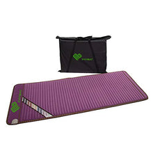 Load image into Gallery viewer, PHYMAT Far Infrared Amethyst Heating Pad (67"x27")- 5 Color Natural Crystal Heat Mat - Amethyst Infrared Heating Mat with Auto Shut Off - EMF Free,Overheat Protection,Smart Control