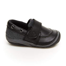 Load image into Gallery viewer, Stride Rite Boy's Soft Motion Wally Athletic Sneaker, Black, 6 Wide Toddler