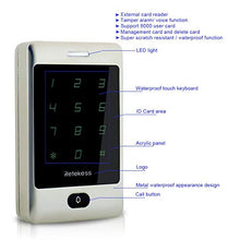 Load image into Gallery viewer, Retekess T-AC800 Wiegand Keypad,Door Access Control System,Touch Keypad RFID,8000 User,Garage Keyless Entry Pad,125KHz Access Control Exit Button