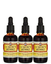 Load image into Gallery viewer, J.CROW'S® Lugol's Solution of Iodine 2% 2 oz Three Pack (3 Bottles)