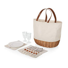 Load image into Gallery viewer, PICNIC TIME Picnic Basket Cream Canvas One Size