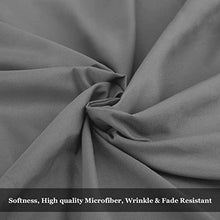 Load image into Gallery viewer, BYSURE Hotel Luxury Bed Sheets Set 6 Piece(Queen, Grey) - Super Soft 1800 Thread Count 100% Microfiber Sheets with Deep Pockets, Wrinkle & Fade Resistant