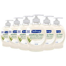 Load image into Gallery viewer, Softsoap Moisturizing Liquid Hand Soap, Soothing Clean Aloe Vera - 7.5 Fluid Ounces (6 Pack)