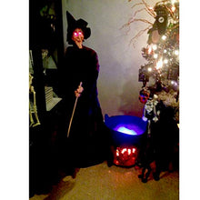 Load image into Gallery viewer, Halloween Party Mist Maker,Ultrasonic Mist Maker Fogger with Waterproof Frame 12 LED Red Yellow and Blue Light Flashes For Halloween Decoration Water Fountain Pond Fogger and Rockery Fishtank Vase Bir