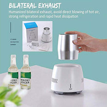 Load image into Gallery viewer, Smart Device Fast Refrigeration Cup, Mini Desktop Fast Cooling Mug Portable Electronic Cooler Cup Ice Maker For Freezing Drinks Water Exquisite Gift (White)