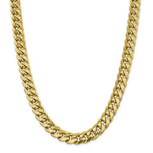 Load image into Gallery viewer, Diamond2Deal 14k Yellow Gold 12.55mm Miami Cuban Chain Necklace Lobster 30in for Men Women