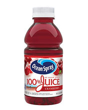 Load image into Gallery viewer, Ocean Spray 100% Juice, Cranberry Juice, 10 Ounce Bottle (Pack of 6)