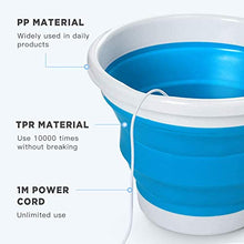 Load image into Gallery viewer, Portable Mini Turbo Washing Machine - Multifunctional Ultrasonic Turbine Travel Foldable Washer, Compact Laundry Machines with Tub Bucket, USB Powered Energy Saving for Dorms Apartments Camping Trip