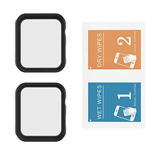 Load image into Gallery viewer, Misxi 2 Pack Hard PC Case with Tempered Glass Screen Protector Compatible with Apple Watch SE Series 6 Series 5 Series 4 40mm - Black