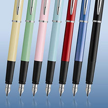 Load image into Gallery viewer, Waterman Graduate Allure Fountain Pen, Blue Lacquer, Fine Nib, Blue Ink, Gift Box