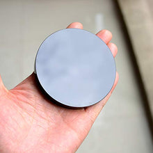 Load image into Gallery viewer, FHNP367 Black Obsidian Scrying Mirror Round Smooth Natural Crystal Polished Diameter 3 inch / 80mm