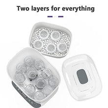 Load image into Gallery viewer, HAUTURE Baby Bottle Sterilizer and Dryer, 6-in-1 Electric Steam Sterilizer for Baby Bottles, Pacifier, Breast Pump- Touch Screen & Auto-Off Bottle Sanitizer, White