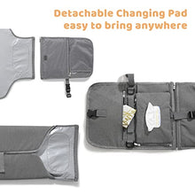 Load image into Gallery viewer, Portable Changing Pad, Waterproof Detachable Travel Changing pad for Newborn Girl Boy, Baby Changing Mat with Wipes Pocket & Shoulder Strap Foldable Diaper Changing pad, Baby Shower Gifts