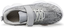 Load image into Gallery viewer, MURDESOT Kids Shoes Toddler Boys Girls Athletic Running Sports Strap Sneakers for Toddler/Little Kid/Big Kid 5 Grey