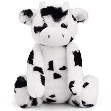 Load image into Gallery viewer, Large Cow Stuffed Animals, 16 inch Tubbie Wubbie Cow Plush Toy for Baby, White and Black