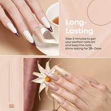 Load image into Gallery viewer, Modelones Gel Nail Polish Set - 6 Colors Nude Gel Polish Kit Skin Tones Neutral Popular Nail Polish Gel White Brown Gel Nail Kit Soak Off LED Nail Art French Manicure DIY Mothers Day Gifts for Women