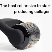 Load image into Gallery viewer, Derma Roller Microneedle Roller for Face Body Beard Hair Growth, 540 Titanium Micro Needles Roller for Home Use