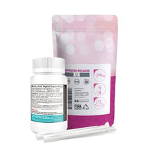 Load image into Gallery viewer, NutraBlast Boric Acid Vaginal Suppositories 800mg Complex w/FOS Prebiotic Enhancer & Aloe Vera w/Vaginal Applicator, 30 Suppositories & 15 Applicators - pH Balance, Feminine Care - Made in USA