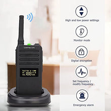Load image into Gallery viewer, CONNECOM Two Way Radio - Digital & Analog Walkie Talkies for Adults, Rugged 2 Way Radio Rechargeable Business Walky Talky Suitable for Shop, Hotel, Warehouse, Restaurant, CEducation GD700 4 Pack