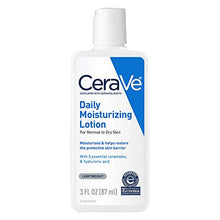 Load image into Gallery viewer, CeraVe Daily Moisturizing Lotion | 3 Ounce | Face & Body Lotion for Dry Skin with Hyaluronic Acid | Fragrance Free