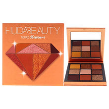 Load image into Gallery viewer, Huda Beauty Obsessions Eyeshadow Palette - Topaz Women Eye Shadow 0.04 oz