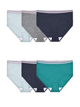 Load image into Gallery viewer, Fruit of the Loom Women's Eversoft Cotton Underwear (Regular & Plus Size), Brief-6 Pack-Assorted Heathers, 6